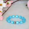 Armband Polaris Perlen Hellblau Aqua