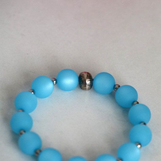 Armband Polaris Perlen Hellblau Armband Polaris Perlen Hellblau/AquaAqua