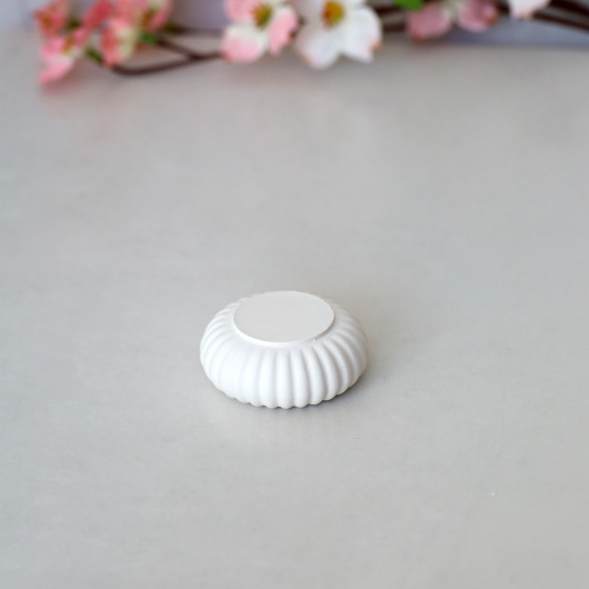 Mini Kerzenhalter aus Keracraft weiss
