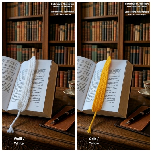 Handgehäkeltes Lesezeichen Häkel Lesezeichen aus feiner Wolle mit filigraner Häkelstruktur und handgeflochtenem Abschlussband. Etwa 3 x 25 cm groß, flach und leicht, ideal zum Markieren von Buchseiten, ohne das Buch zu beschädigen. In verschiedenen Farben erhältlich – jedes Stück ein handgefertigtes Unikat für stilvolles, liebevolles Lesen.
